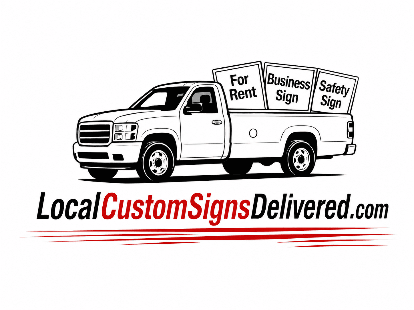 Local Custom Signs Delivered